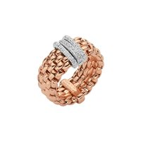 Anello Fope Donna Panorama in Oro rosa Diamante 0.23 Ct 58704AX_PB_R_BBB_00L - 58704AX_PB_R_BBB_00L